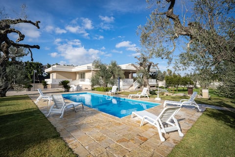 Villa Torricella pool and sunny garden
