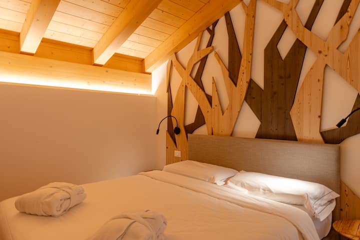 Alójate en «Mountain Serenity» en Vallada Agordina, un departamento para 2 personas con vistas impresionantes a los Dolomitas. ¡Reserva ahora!