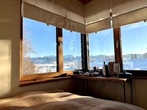 Room with mountain view