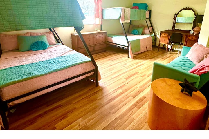 Habitación Mercat 2 juegos de literas completas