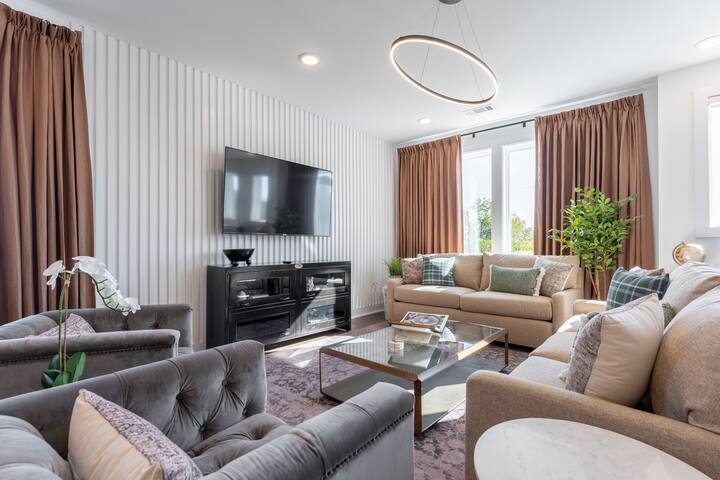 Ophelia & Owen at The Lucy – Dual Townhomes + Hot