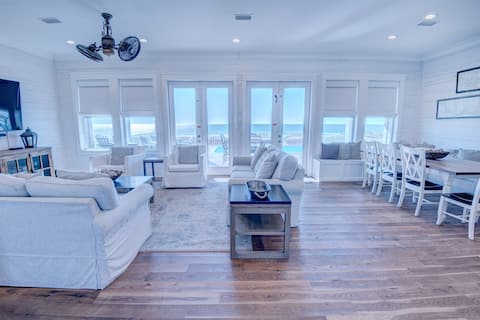 Private Lux Beachfront Retreat: Pool, Gulf Views