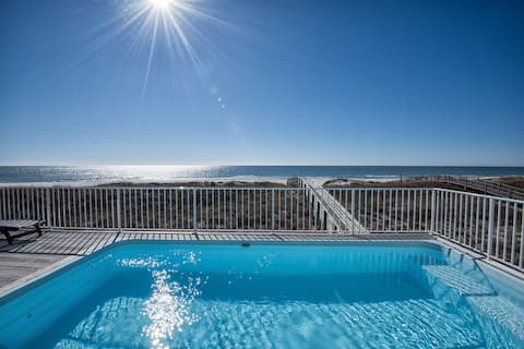 Private Lux Beachfront Retreat: Pool, Gulf Views