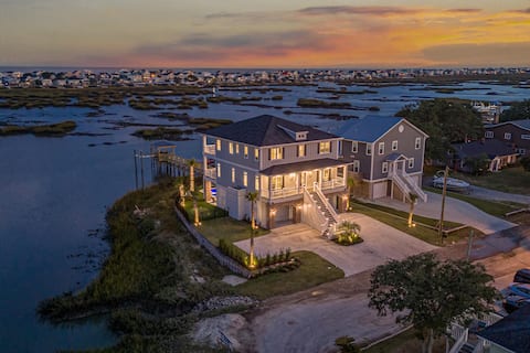 Tyson's Corner: Luxury Marshfront Retreat w/ Pool