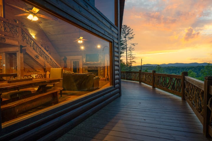 Majestic View- Mineral Bluff GA - Cabins for Rent in Mineral Bluff