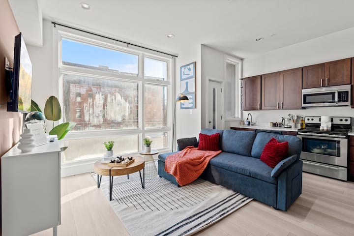 Bright Living Room  Home Office  Subway Nearby - Philadelphie, PA
