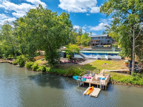 Private Lakefront| Swimspa, Pickleball Greenville