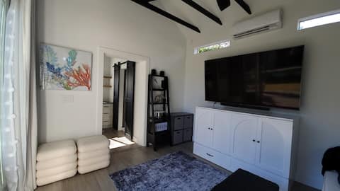 Successful Airbnb property: Tiny Home Oasis with Heated Pool, BBQ, & Chickens! in Oakford Park