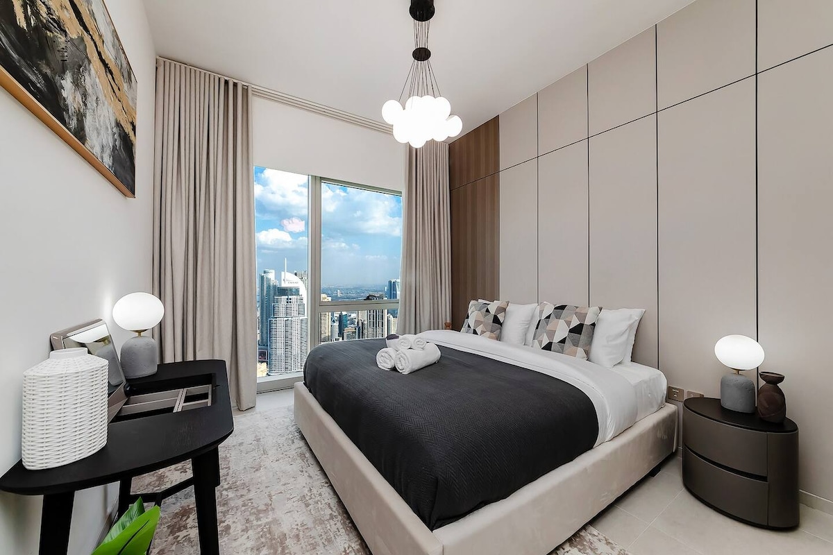 ブルジュ＆噴水の眺望が楽しめる65階のペントハウス（9名様用） - 借り