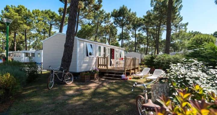 Zecamping 4* Mobil Home 36m² Piscine - Les Mathes