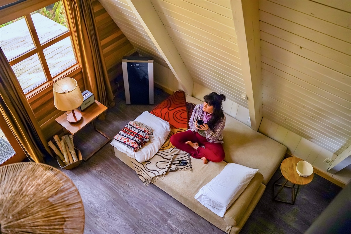 Daybed converts to two twin beds.