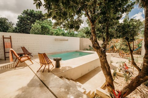 Popular Airbnb listing: Wild Valladolid | 3BR Oasis w/ Pool & Yoga Palapa in Yucatán