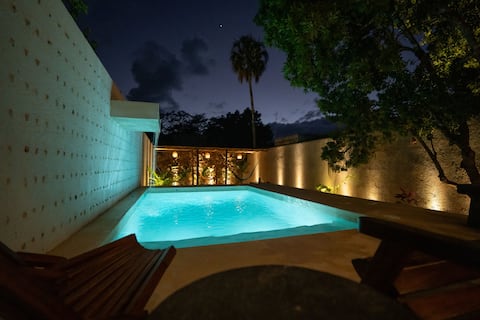 Wild Valladolid | 3BR Oasis w/ Pool & Yoga Palapa