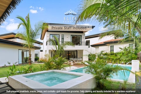 Spacious villas w/ pools & hot tub