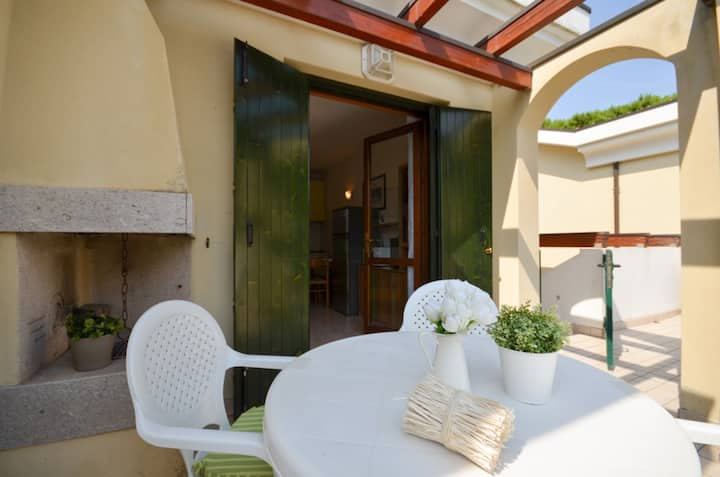 Adorable Appartement Avec Piscine Commune à Bibion - Caorle