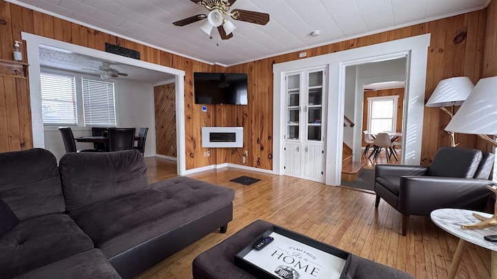 Historic Island Pond Home on VAST Trail – 3BR, 2BA