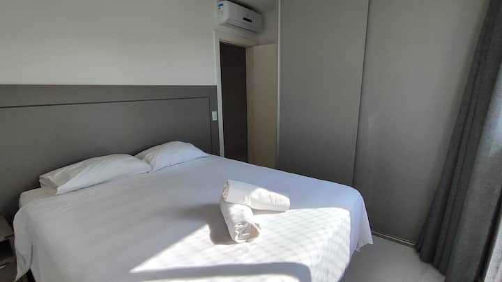 Bathroom,Bed,Bed, Sea View