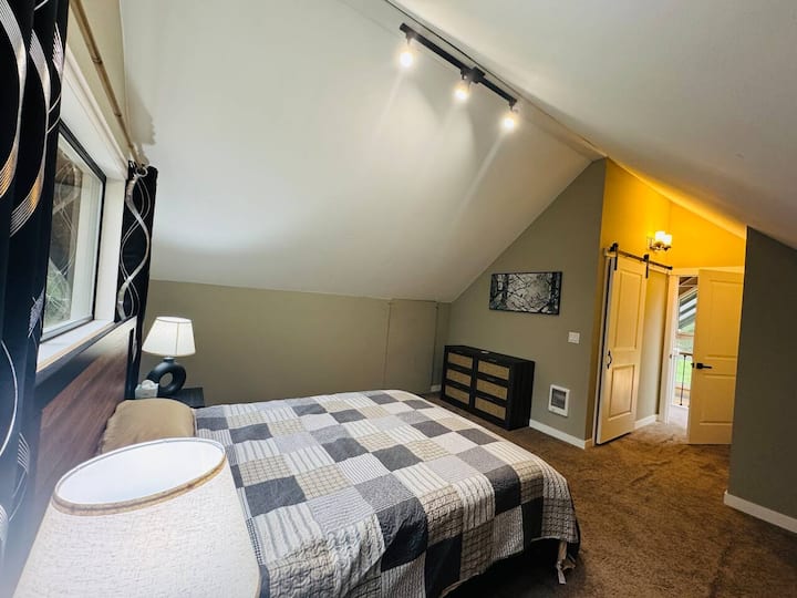 Loft master bedroom