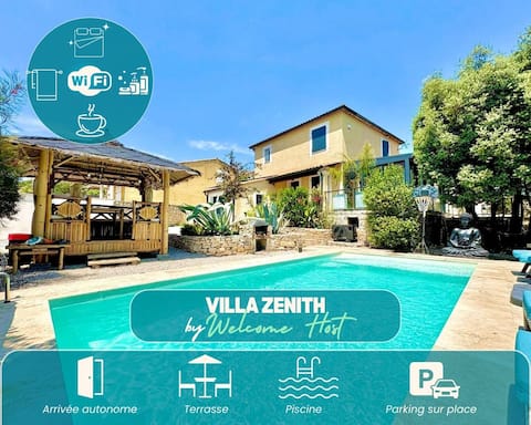 Villa Zénith, Swimming Pool & Bamboo Hut