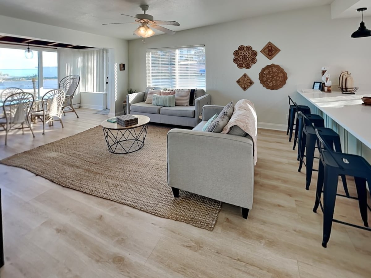 Newly Updated + Steps to the Beach!