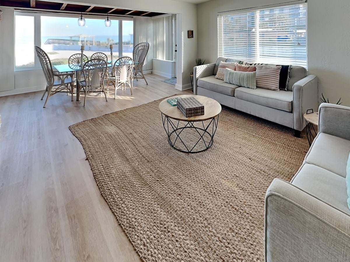 Newly Updated + Steps to the Beach!
