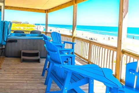 Starfish Beachfront Swim-Up with HOT TUB