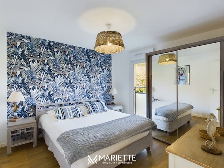 -Birdy-chaleureux T2, Rénové Avec Parking & Balcon - Concarneau