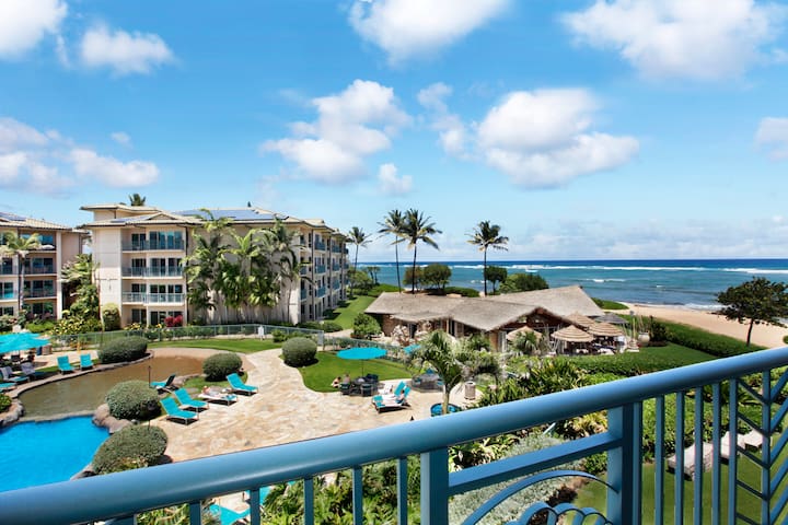 Ocean View Suite Sleep 6 A/C Pool and Waterslides!