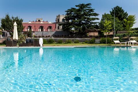 Villa on wine estate with private pool, sea and et