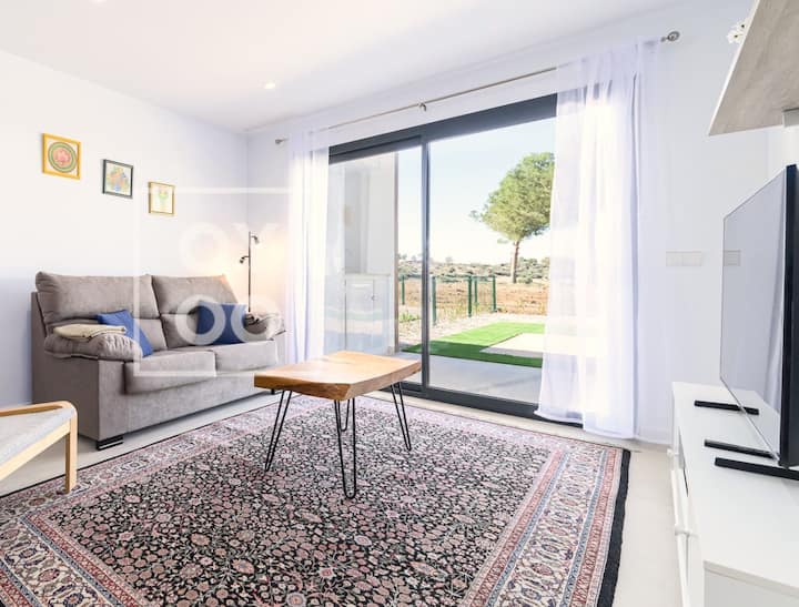 Ground Floor Apt, Pool, Garden, Mountain Views - Alhama de Murcia