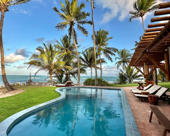 Vila Xié: Pé-na-areia C Piscina E Serviço Incluído - Maceió