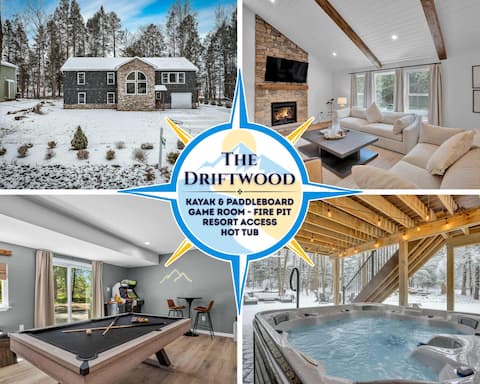 HotTub,FirePit,GameRoom,10Mins2JackFrostBigBoulder