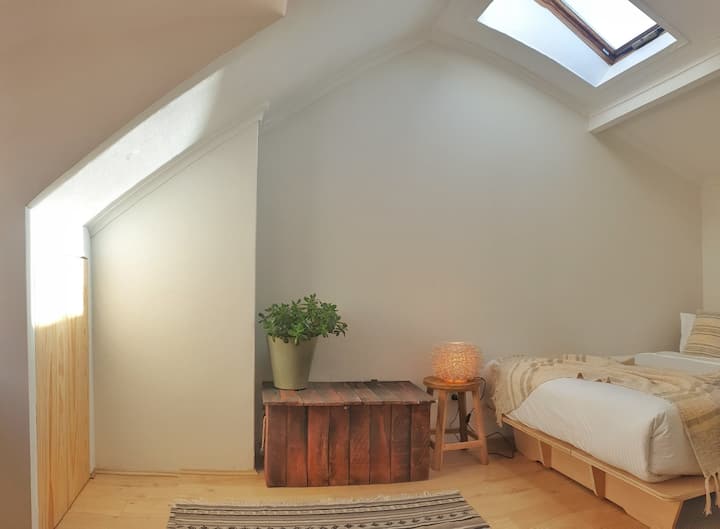 Attic Room in Zen Home near Botanic Gardens. Rm4 Townhouses for Rent