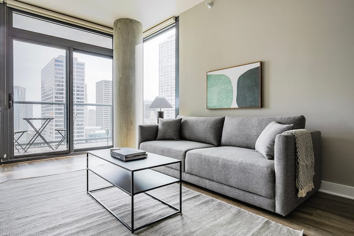 Blueground | River North, Pool & W/d, Nr Mile - Chicago