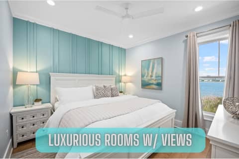 Top Airbnb: Luxury Beach House | Steps to Sand | Lagoon Views in Gulf Shores