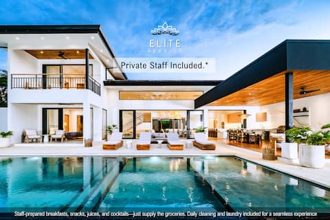 Spacious breezy villa w/ pvt pool