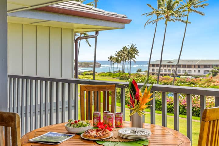 Poipu Sands 221  Ocean Views, Free Club Access, W - Koloa Landing, HI