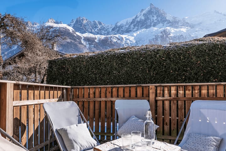 Duplex Cosy Avec Terrasse à Chamonix - シャモニー