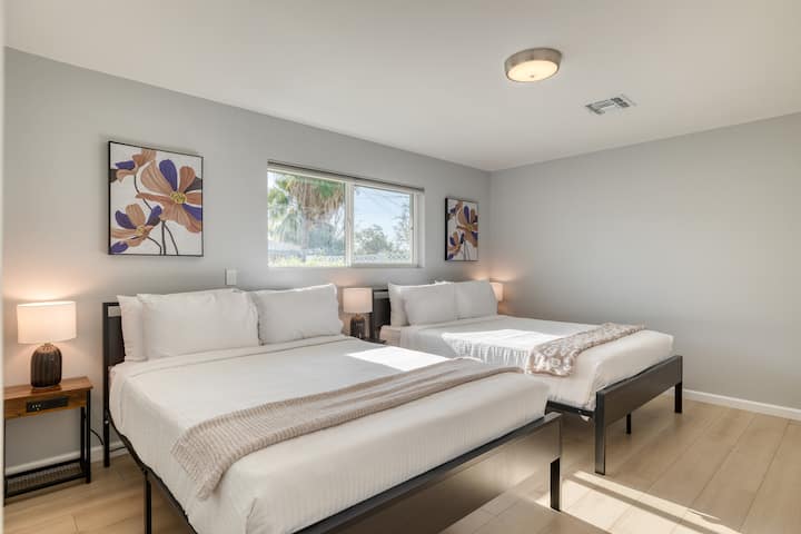 La chambre 3 dispose de deux lits Queen Size.