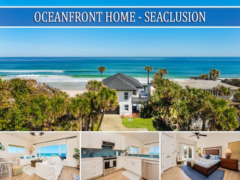 Direct, Oceanfront Home-No-Drive Beach-Seaclusion