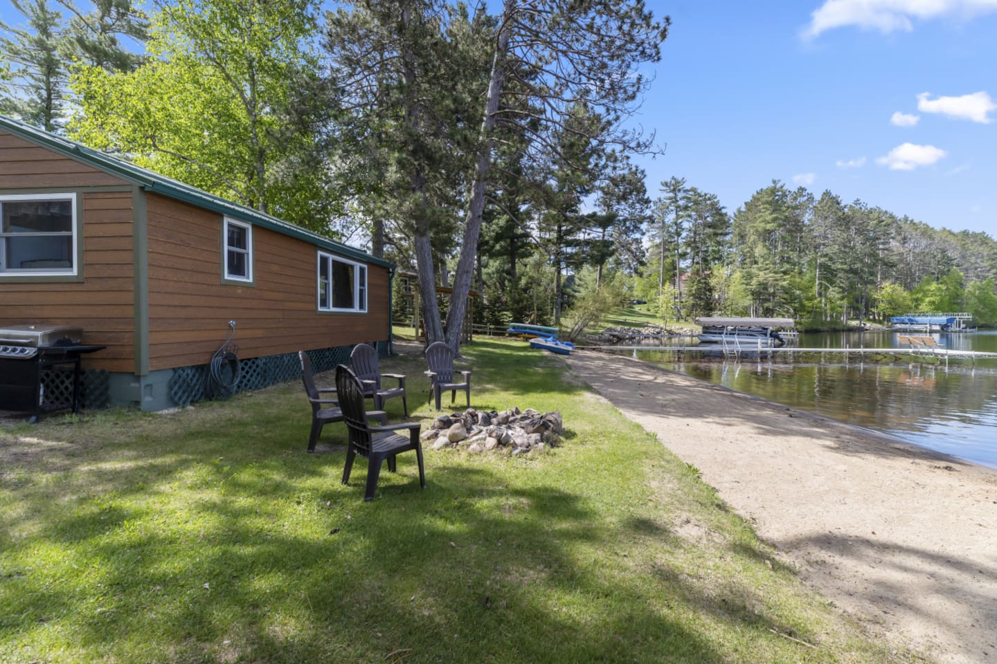 Shared Beach and Cottage Only Firepit