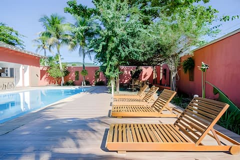 Luxury with Air Conditioning for 28 people 350 meters from the sea