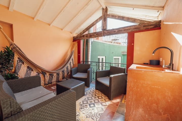 Historical Duplex with Terrace by Hosty