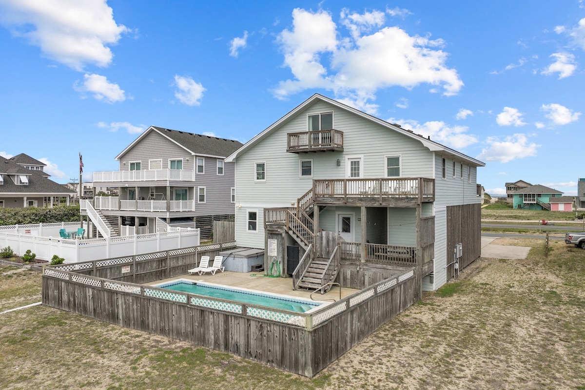Steps to Beach | Pool, Hot Tub & Game Room