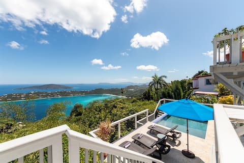 Successful Airbnb property: Caribe Blue Tropical Paradise-Modern, Heated Pool in Charlotte Amalie