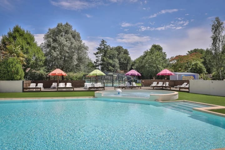 Zecamping 3* Mobil Home 31m² Piscine - Saint-Julien-des-Landes