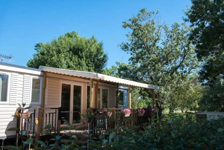 Zecamping 4* Mobil Home 28m² Piscine - Vias