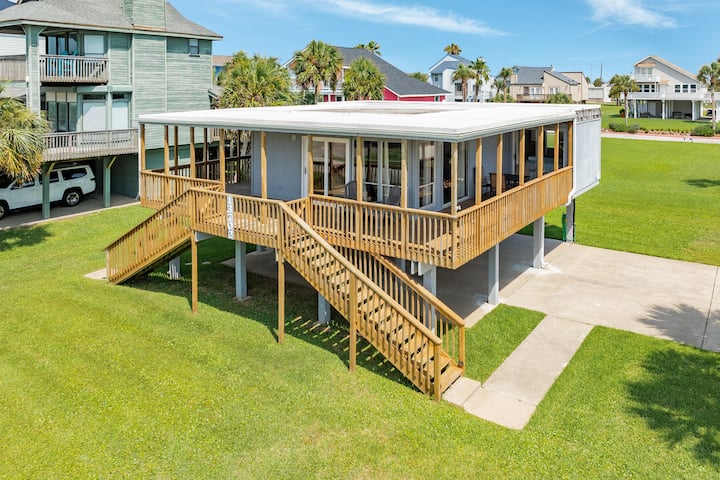Cozy Bch House, Walk To Beach, Dog Friendly - 加爾維斯敦