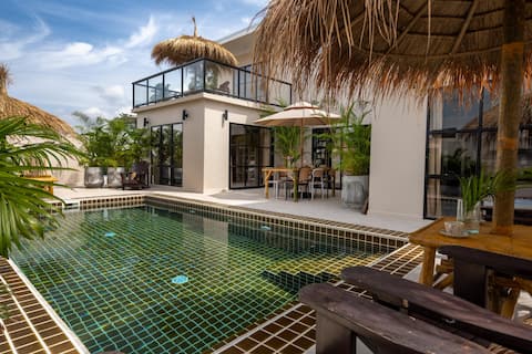 Manao Seaview Pool Villa38A - 5mins walk to beach