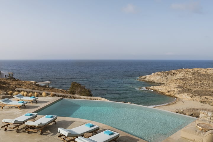 Seafront 9bdr Serenity In Mykonos - Mykonos